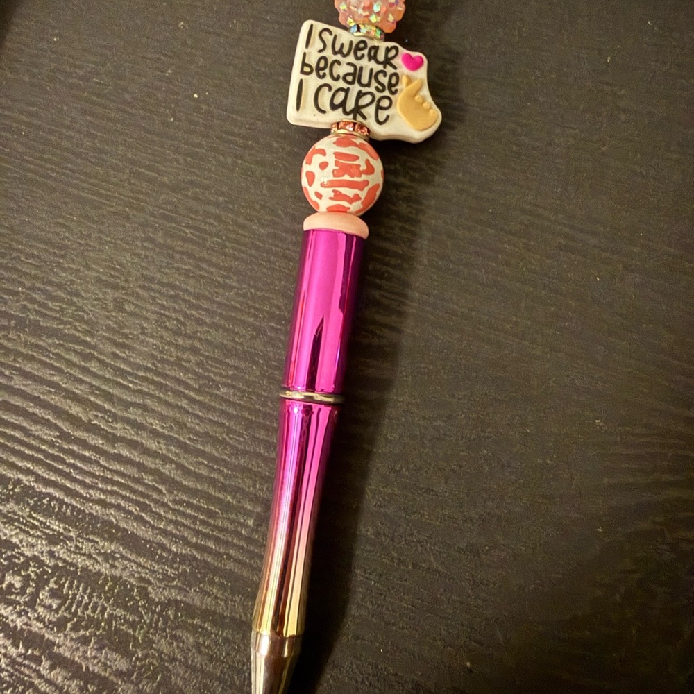 I swear because I care pen